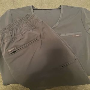 Jaanuu Scrub Set - L Gray